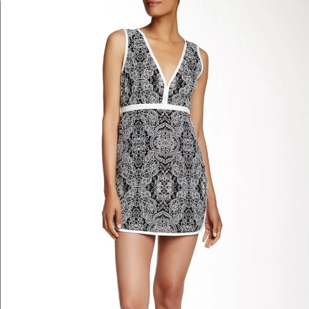 NWT Rachel Zoe Detra Floral Textured Sheath Dress